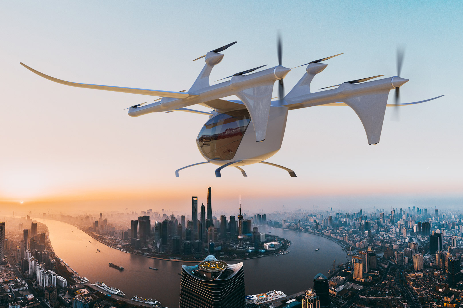 eVTOL (elektrikli dikey iniş kalkış) öncüsü AutoFlight, bugün Çin’in güneyindeki