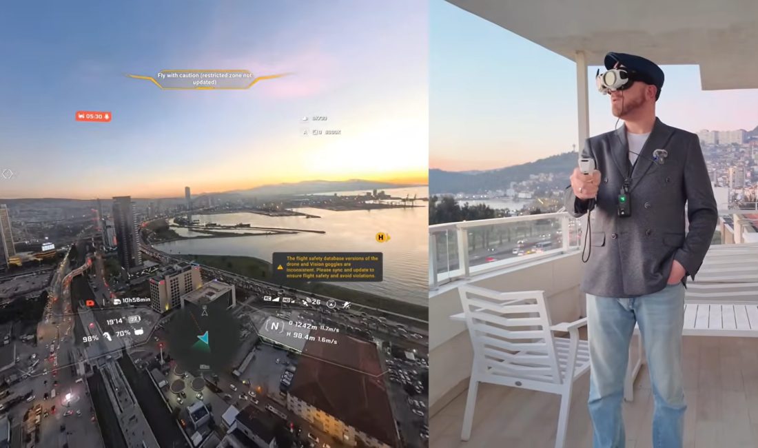 Antigravity A1 ile çekimler hız kesmeden devam ediyor. Bu ikinci